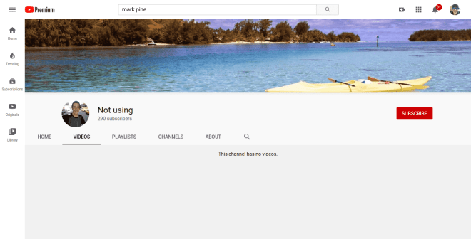 My old YouTube channel.