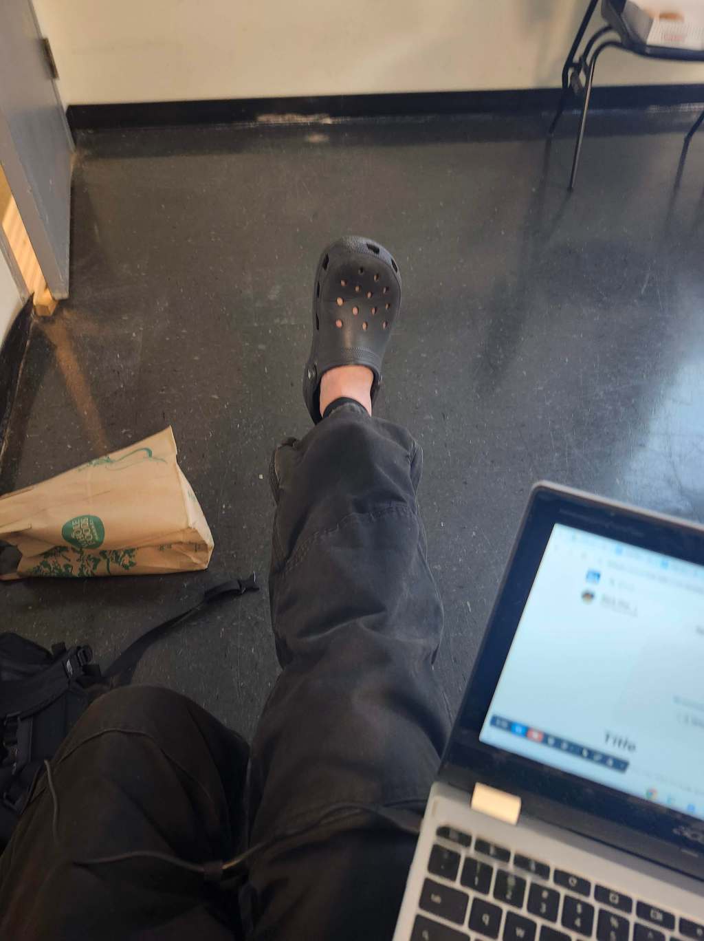 The famous in-class Baruch College leg&nbsp;bounce.